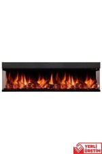 U Tipi Isıtıcılı Elektrikli Şömine Modelleri