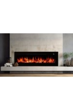 Pagla 160 Elektrikli Şömine - Isıtıcılı, Cam Çerçeveli, Sınırsız Renkli - Görsel 2