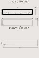 Magel 200 Elektrikli Şömine - Isıtıcısız, Metal Çerçeveli, Tek Renkli - Görsel 3