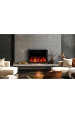 Alaf 80 Elektrikli Şömine - Isıtıcılı, Metal Çerçeveli, Tek Renkli - Görsel 2