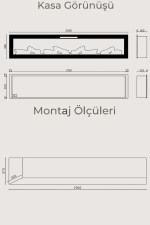 Masta 200 Elektrikli Şömine - Isıtıcısız, Cam Çerçeveli, Sınırsız Renkli - Görsel 3