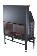 110 cm Düz Asansörlü Şömine Haznesi