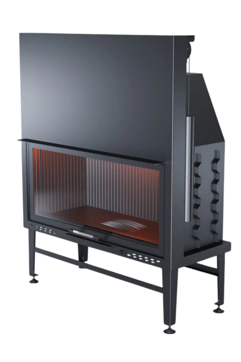 110 cm Düz Asansörlü Şömine Haznesi