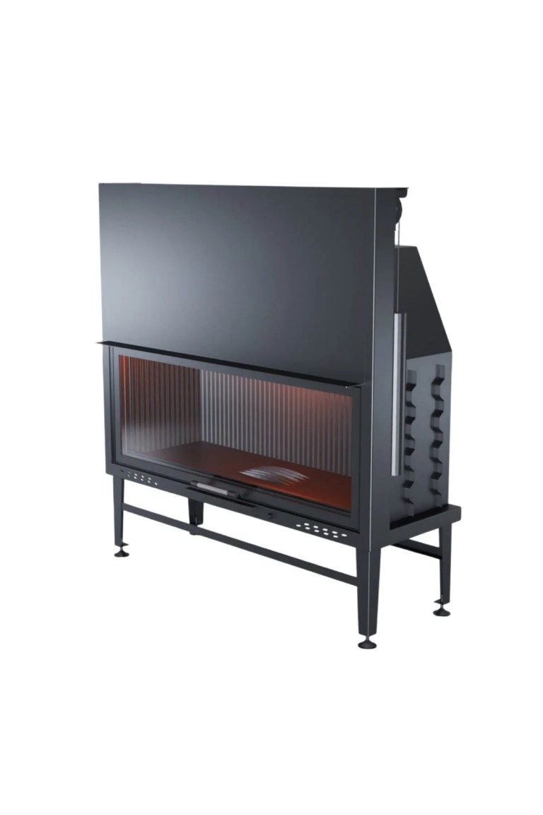 130 cm Düz Asansörlü Şömine Haznesi