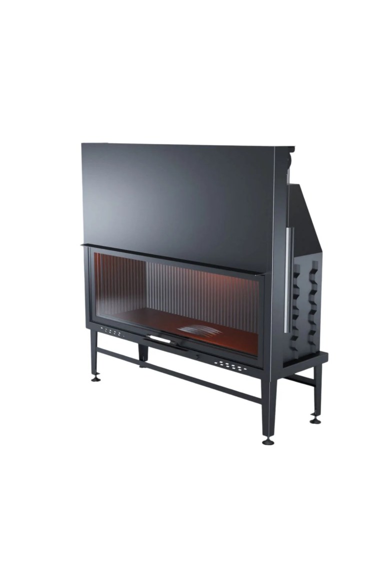 140 cm Düz Asansörlü Şömine Haznesi