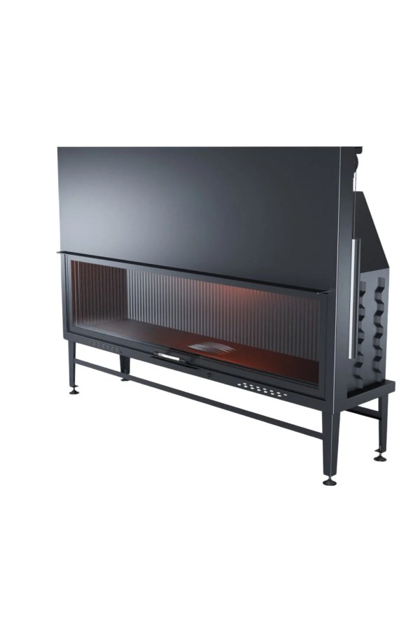 190 cm Düz Asansörlü Şömine Haznesi