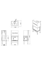 70 cm Sağ Açık Asansörlü Şömine Haznesi - Görsel 3