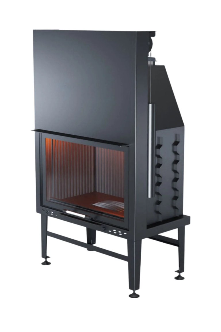 80 cm Düz Asansörlü Şömine Haznesi